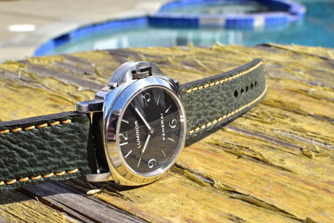 Sea Monster custom crafted shark strap for Panerai